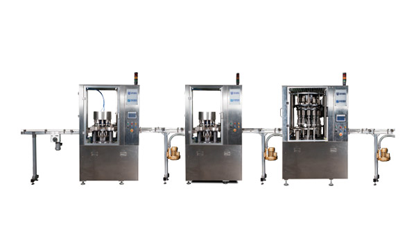 High speed plastic component assembly machine